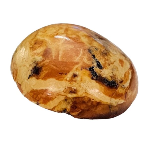 Russian Baltic Amber Brooch L317 - Picture 3 of 7